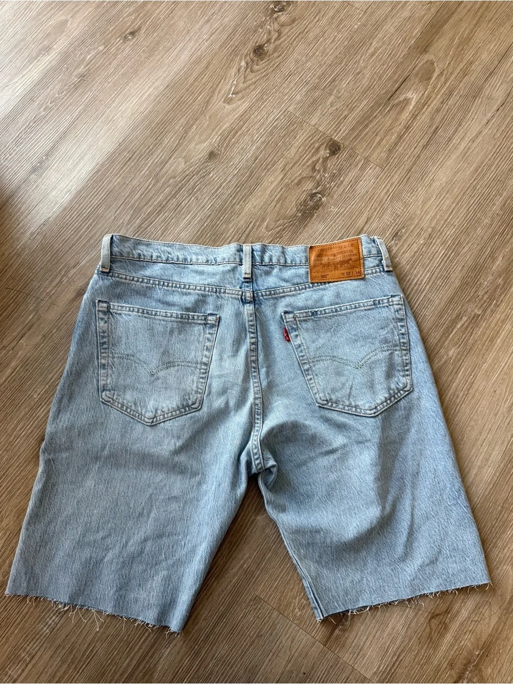Levi's Light Blue Denim Cutoff Men's Shorts